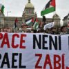 Pochod solidarity s Palestinou. Zdroj: Profimedia