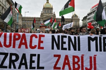 Pochod solidarity s Palestinou. Zdroj: Profimedia