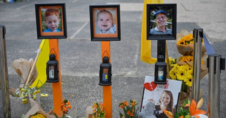 Pietní místo s portréty zavražděných Izraelců