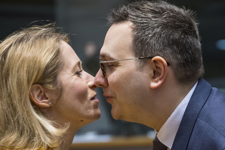Šéfka unijní diplomacie Kaja Kallasová a český ministr zahraničních věcí Jan Lipavský
