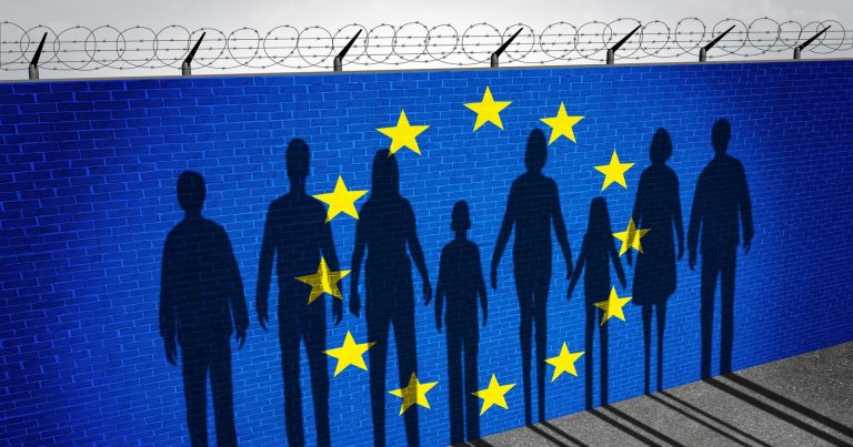 Migranti v EU - ilustrační foto