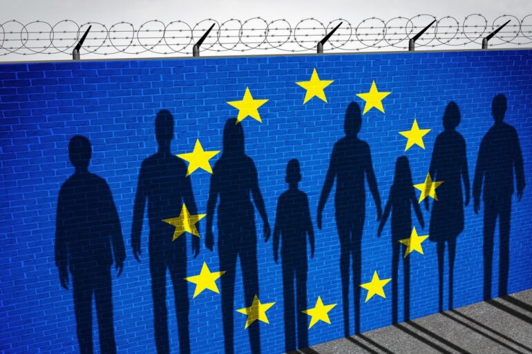 Migranti v EU - ilustrační foto