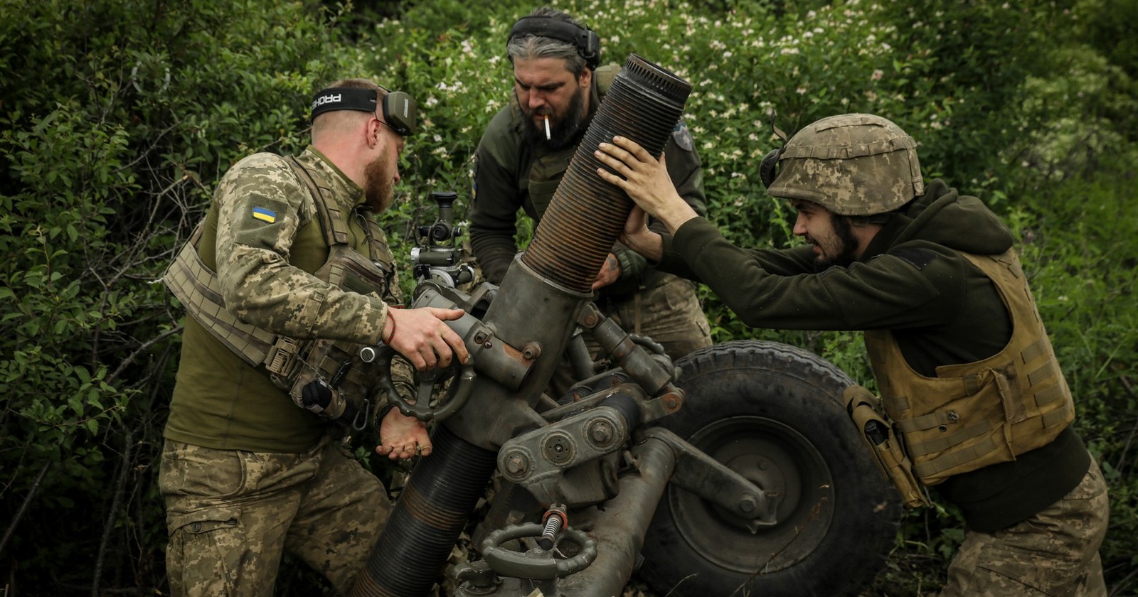 Příslušníci 10. horské útočné brigády „Edelweiss“