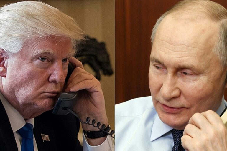 Americký prezident Donald Trump a jeho ruský protějšek Vladimir Putin