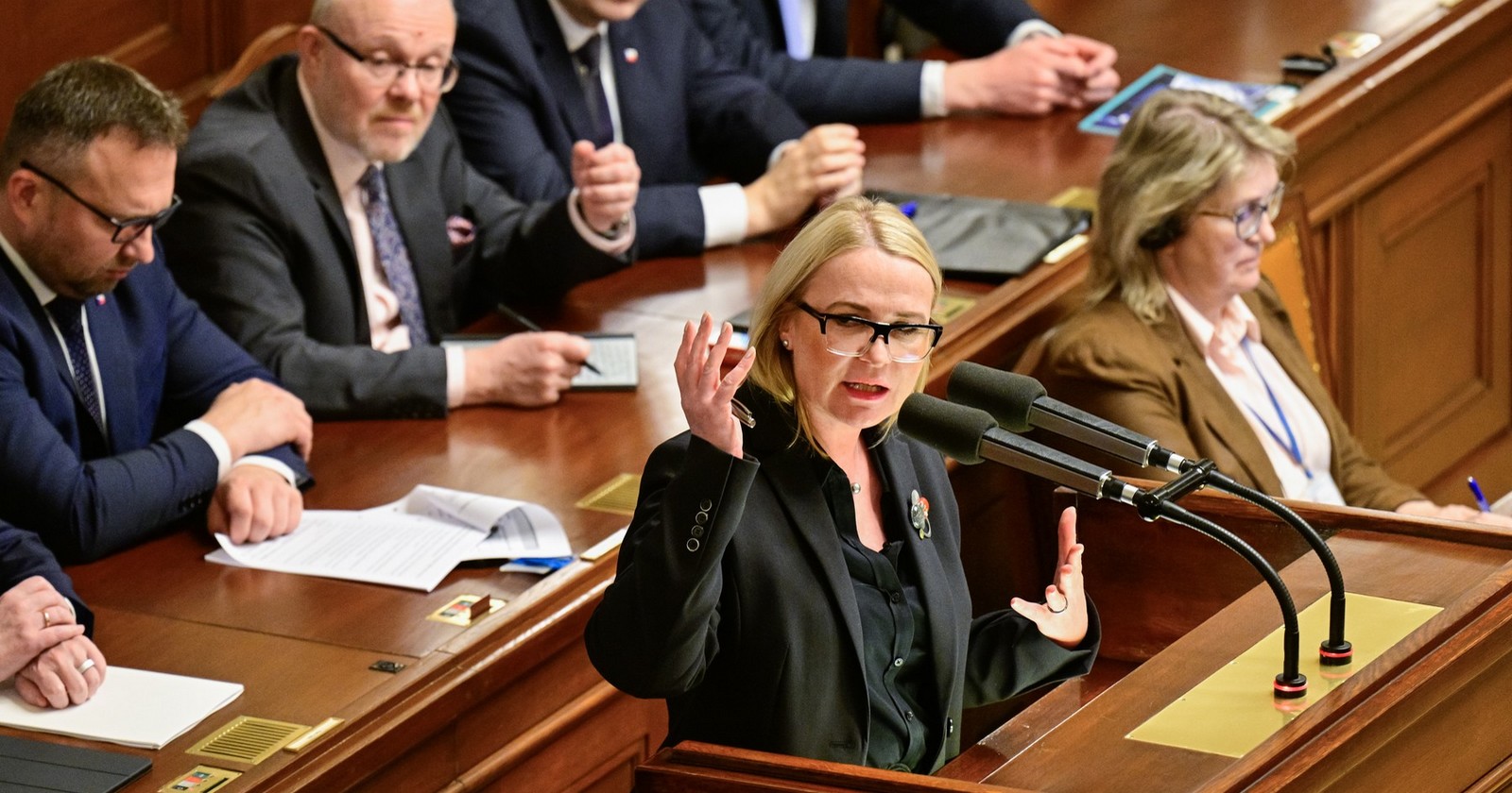 Ministryně obrany Jana Černochová