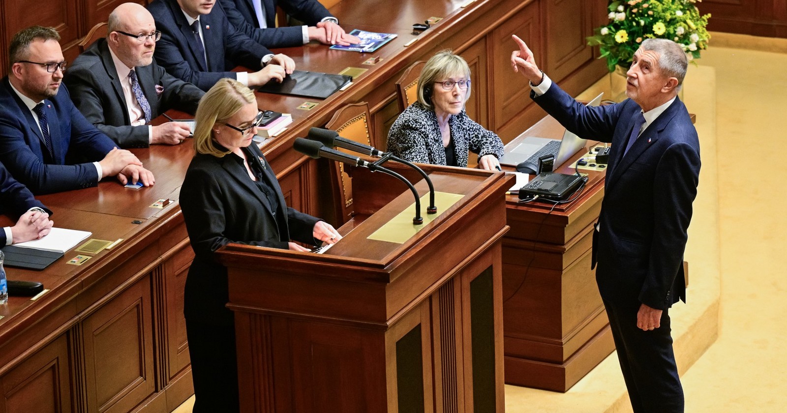 Andrej Babiš se dožaduje slova