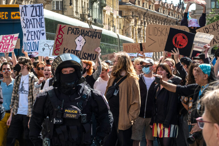 Aktivisté z Pochodu pro život