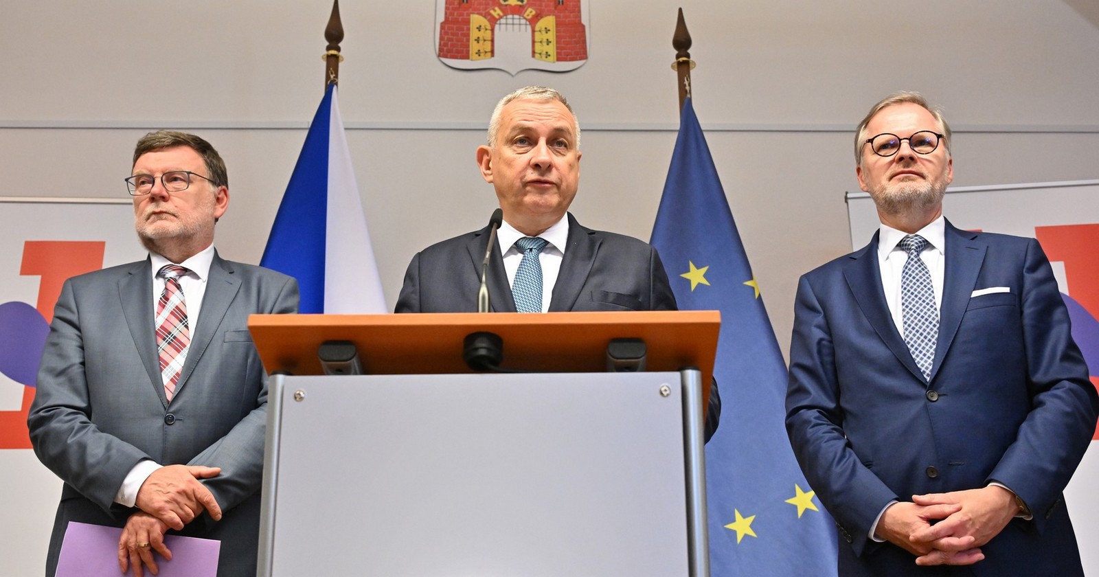 Zbyněk Stanjura, Jozef Síkela a Petr Fiala