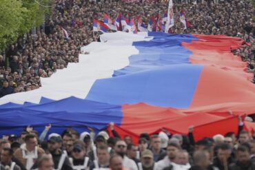 Protesty v Bělehradě