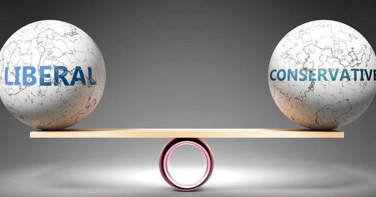 Liberalismus versus konzervatismus - ilustrační foto