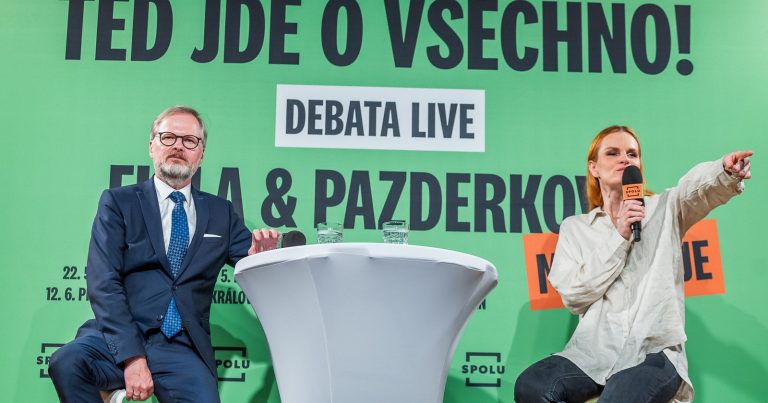Petr Fiala a Iva Pazderková