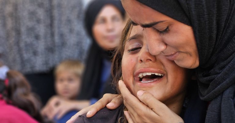 Truchlení Palestinek nad ztrátou svých bližních