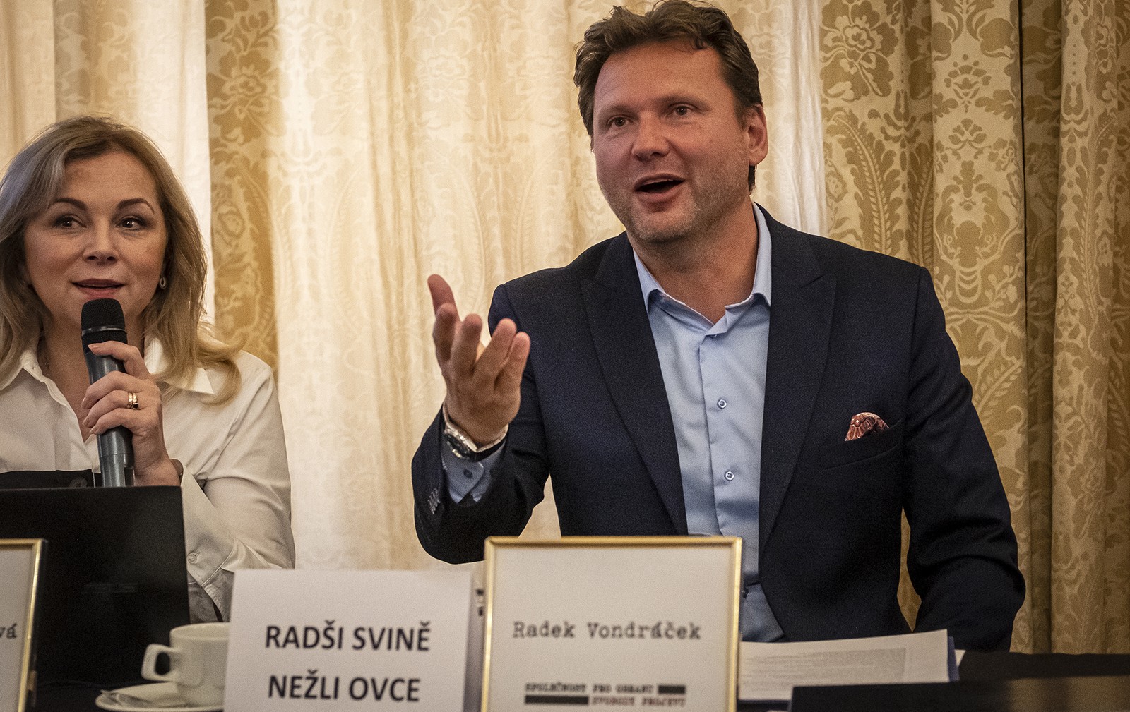 Radek Vondráček na konferenci SOSP