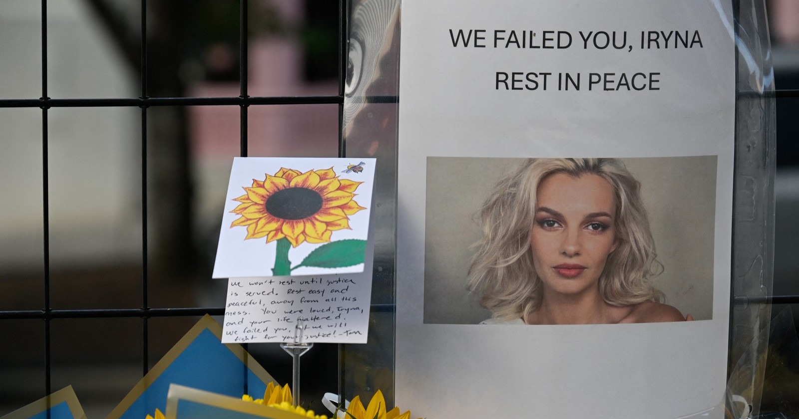 Tryzna pro zavražděnou Irynu Zarutskou