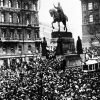 28. říjen 1918 na pražském Václavském náměstí