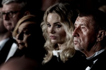 Manželé Babišovi va Vladislavském sále