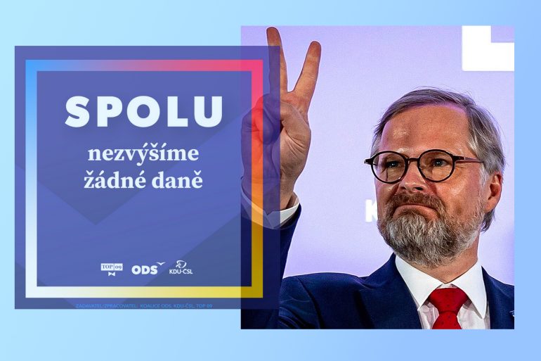 SPOLU nezvýšíme žádné daně - koláž Deníku TO