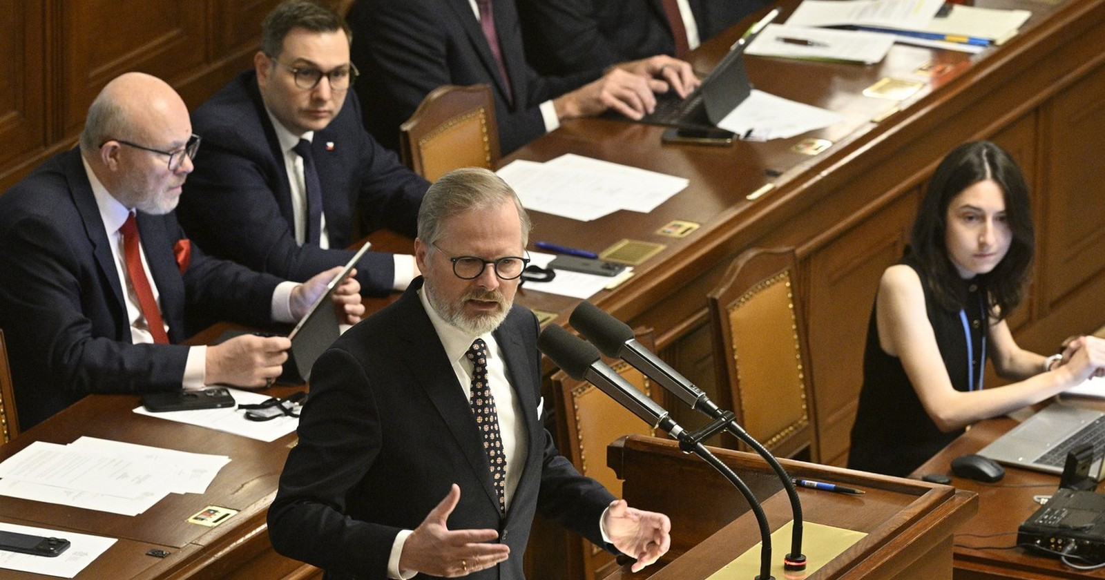 Předseda ODS Petr Fiala