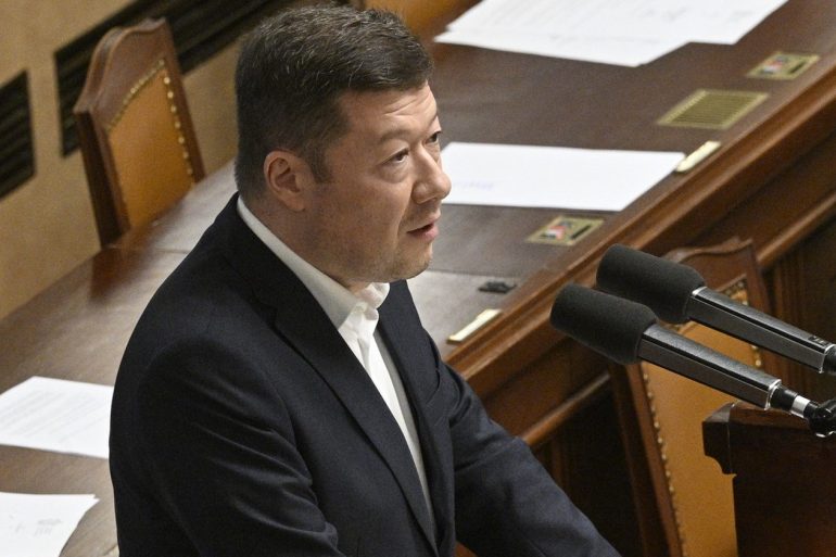 Předseda SPD a nově i Poslanecké sněmovny Tomio Okamura