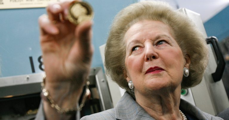 Bývalá premiérka Velké Británie Margaret Thatcherová