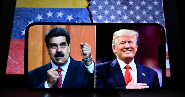 Maduro vs. Trump - ilustrační foto