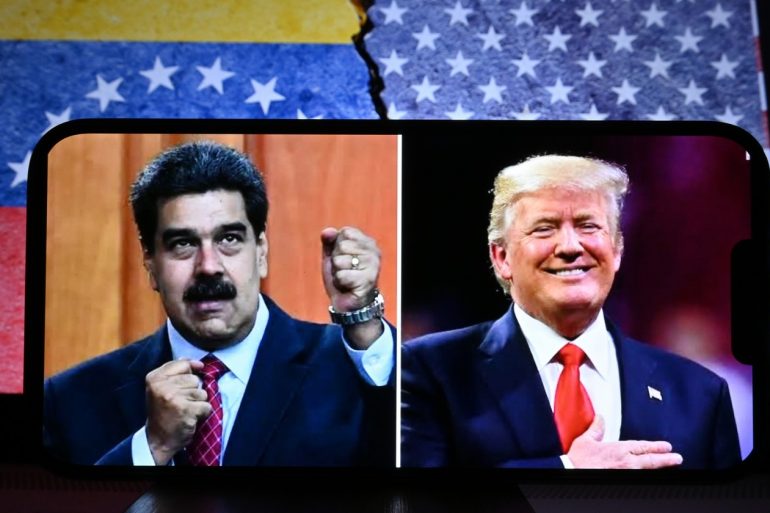 Maduro vs. Trump - ilustrační foto